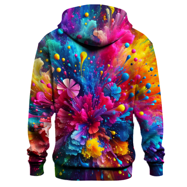 Playful Confetti Splash Hoodie
