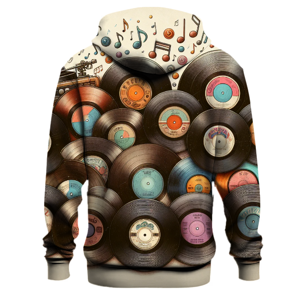 Vinyl Records Nostalgia Hoodie