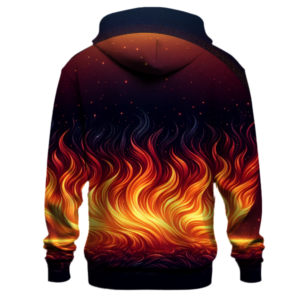 Golden Ember Glow Hoodie