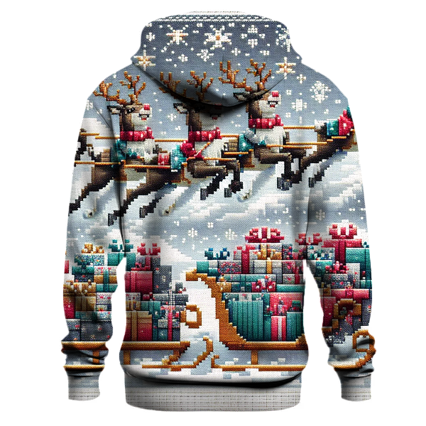 Festive Sleigh Ride Adventure Design Hoodie
