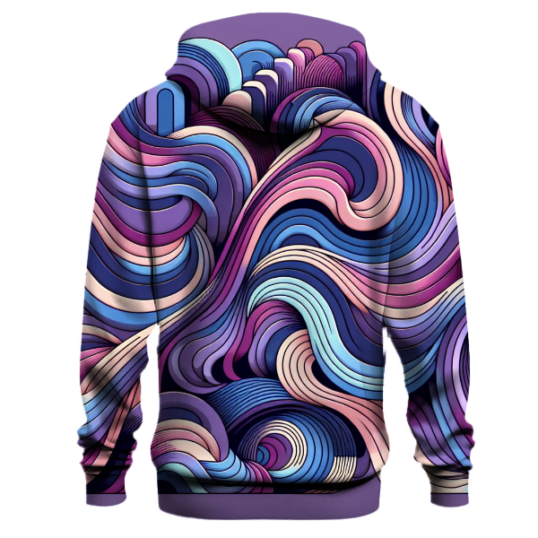 Groovy Flower Waves Hoodie