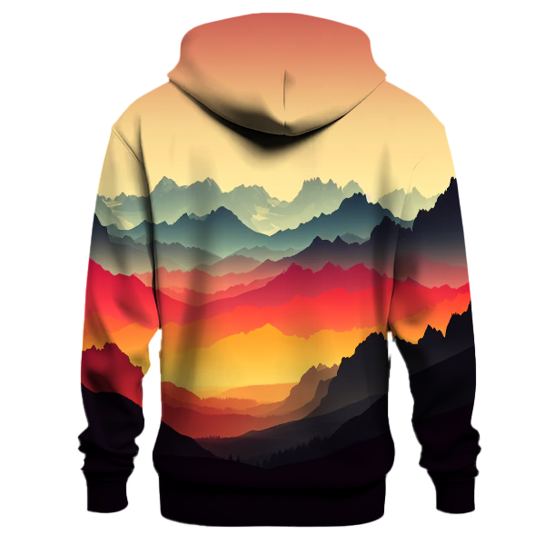 Mountain Sunrise Glow Hoodie