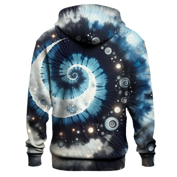 Crescent Moon Tie-Dye Hoodie