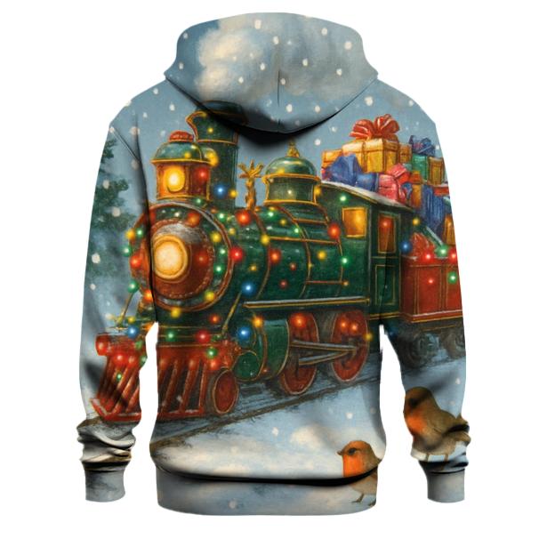 Joyous Christmas Train Hoodie