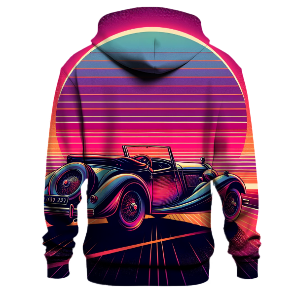 Neon Sunset Ride Hoodie