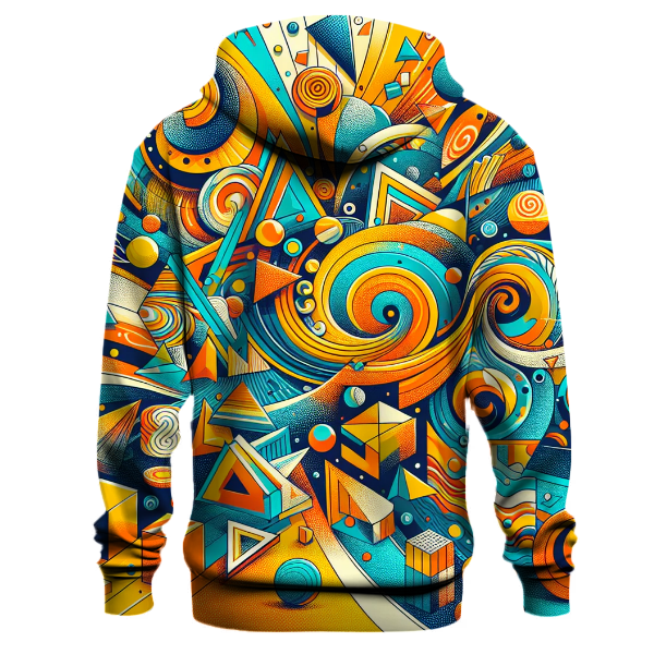 Funky Geometric Blast Hoodie
