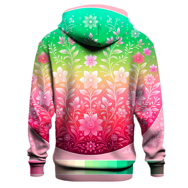 Vibrant Garden Fade Hoodie