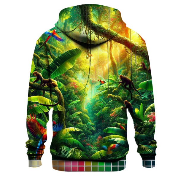 Modern Jungle Escape Hoodie