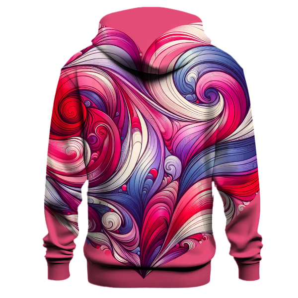 Abstract Love Design Hoodie