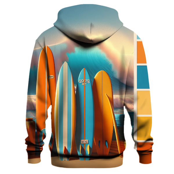 Classic Surfboard Adventure Hoodie