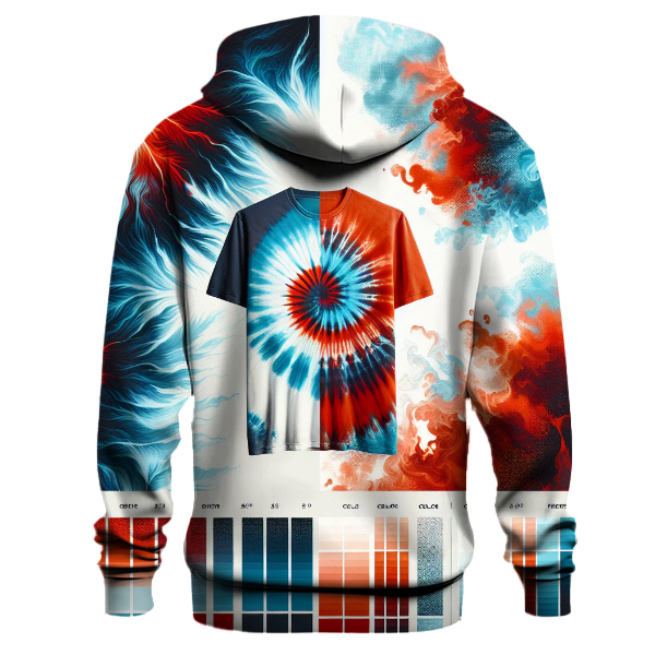 Fire and Ice Contrast Hoodie
