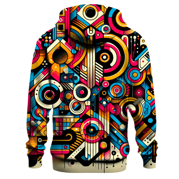 Colorful Urban Artistry Hoodie