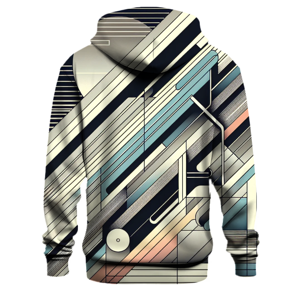 Retro Graphite Lines Hoodie