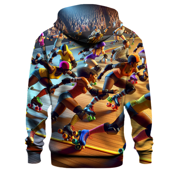 Roller Derby Action Hoodie