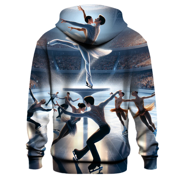 Ice Skating - Frosted Elegance Hoodie