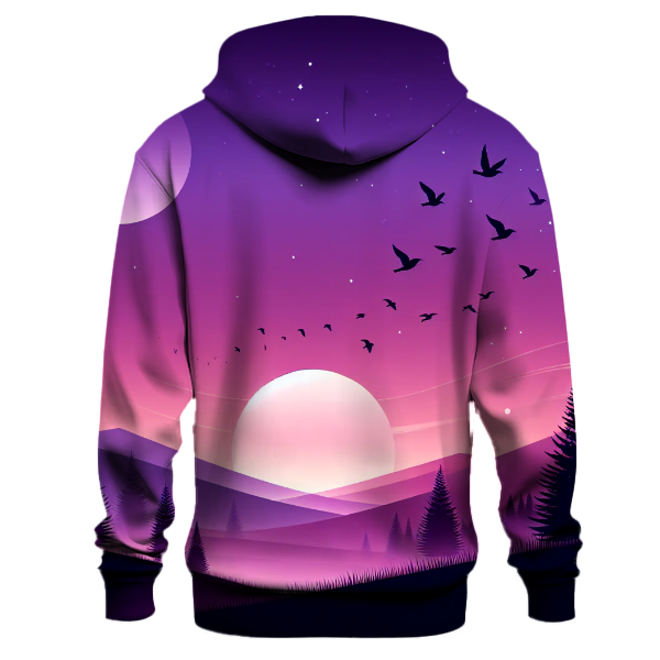 Violet Sunset Glow Hoodie