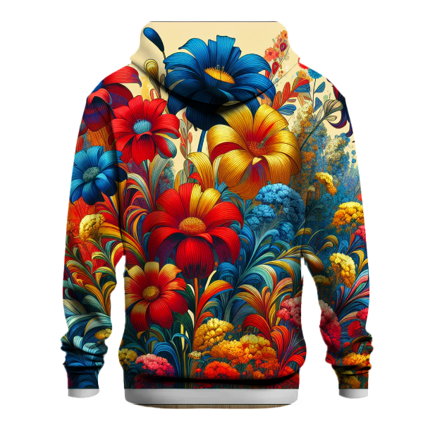 Floral Explosion Design Hoodie