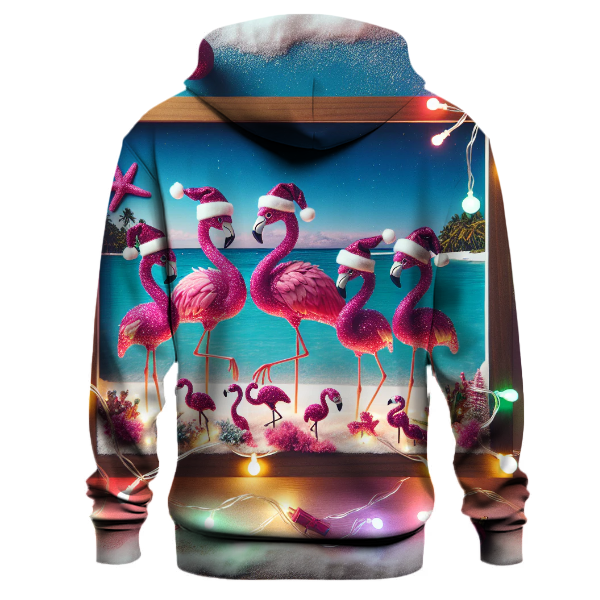 Festive Flamingo Hoodie