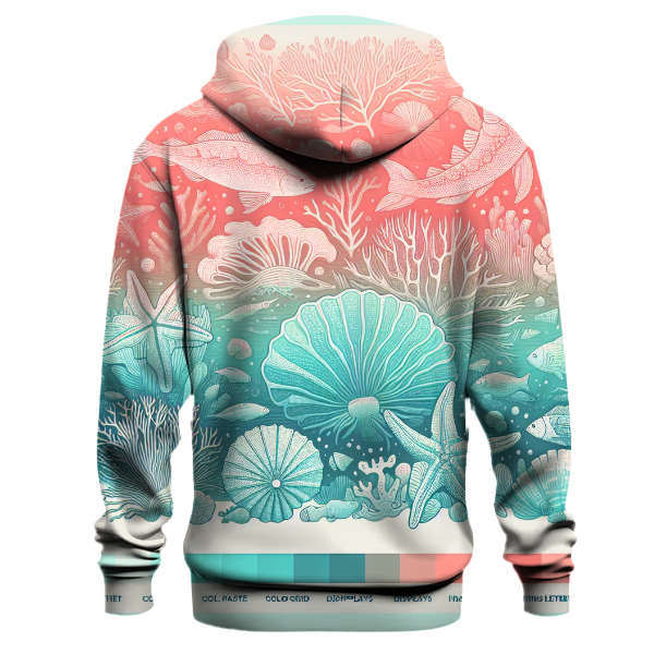 Iridescent Coral Dream Hoodie