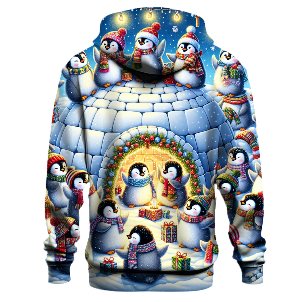 Jolly Penguin Igloo Party Hoodie