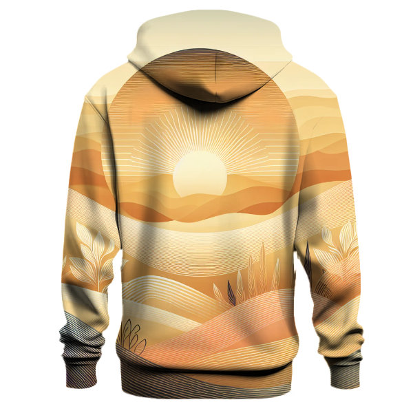Golden Hour Gradient Design Hoodie
