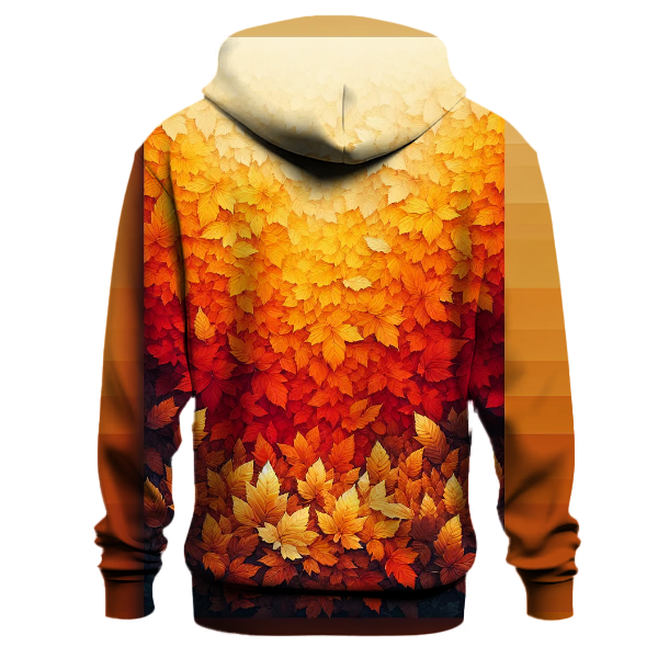 Autumn Maple Leaf Gradient Hoodie