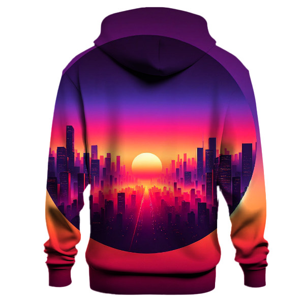 Vibrant Urban Sunset Hoodie