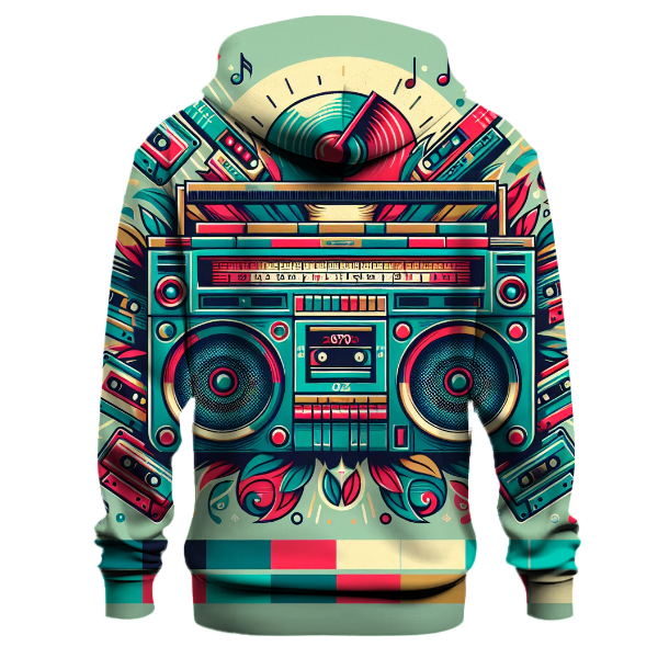 Retro Boombox Extravaganza Hoodie