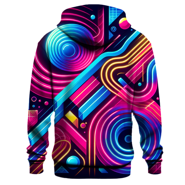 Retro Neon Nights Hoodie