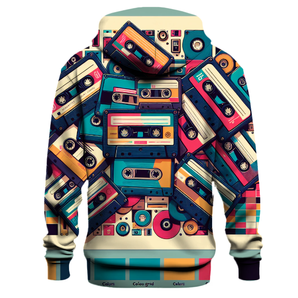 Cassette Tape Collage Hoodie
