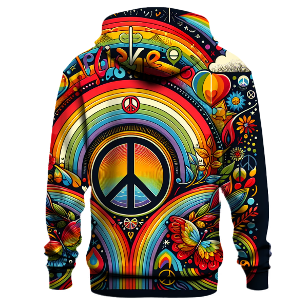 Hippie Spirit Rainbow Hoodie