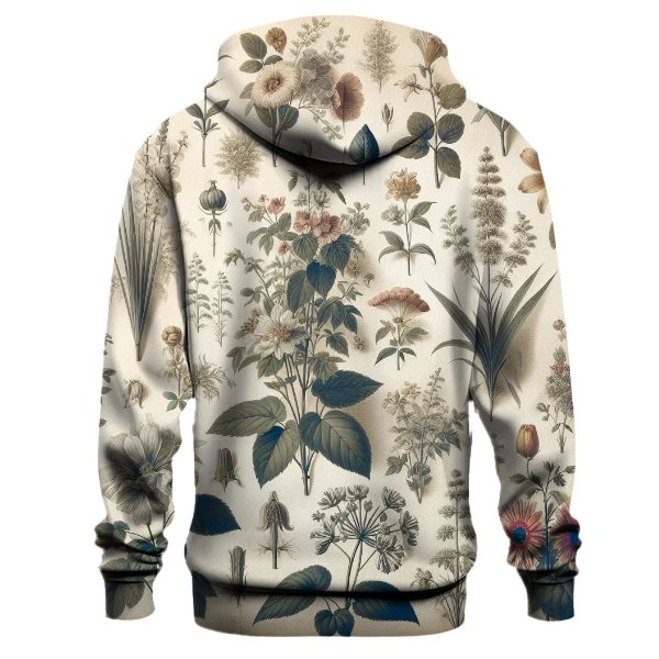 Charming Vintage Botanical Prints Hoodie