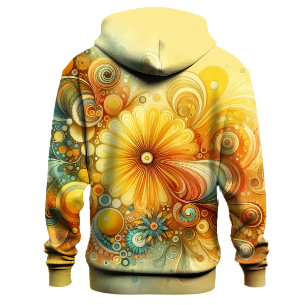 Citrus Sunrise Burst Hoodie