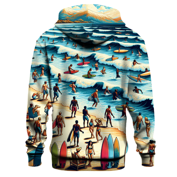 Charming Surfing Culture Hoodie