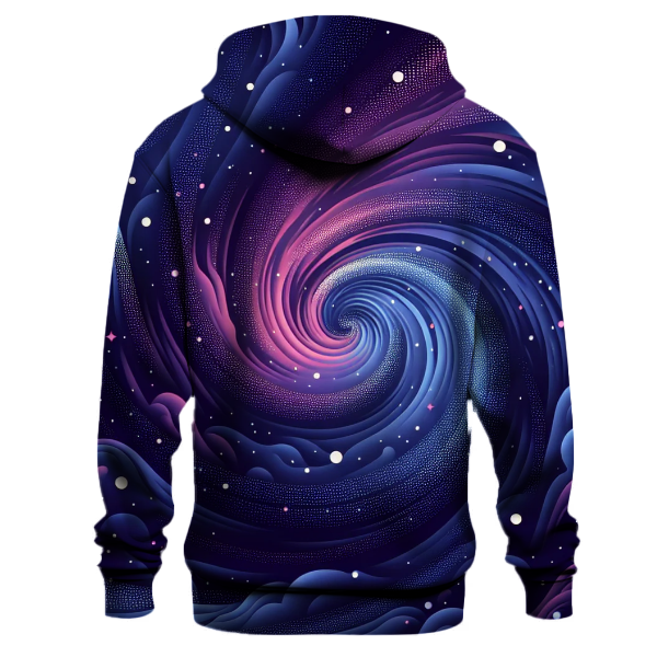 Cosmic Twilight Swirl Hoodie