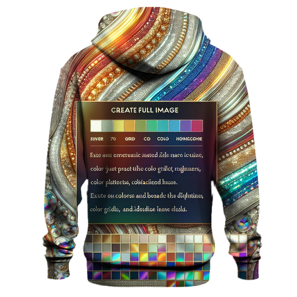 Glitzy Disco Lights Hoodie