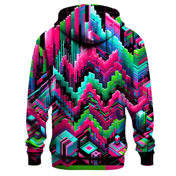 Glitch Art Delight Hoodie