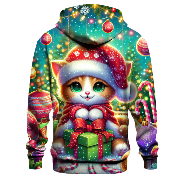 Cozy Cat Christmas Hoodie