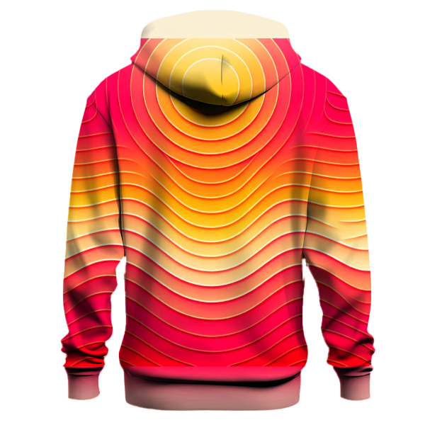 Vibrant Coral Hoodie