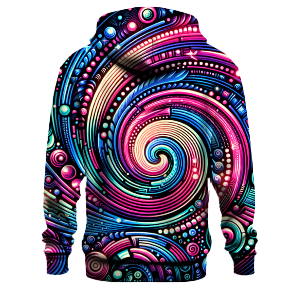 Neon Funk Vortex Hoodie