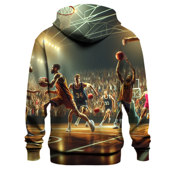 Basketball Court Clash Hoodie