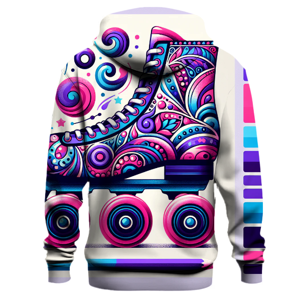 Funky Roller Skate Vibes Hoodie