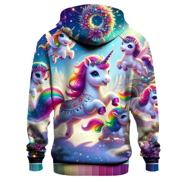 Cute Christmas Unicorns Hoodie