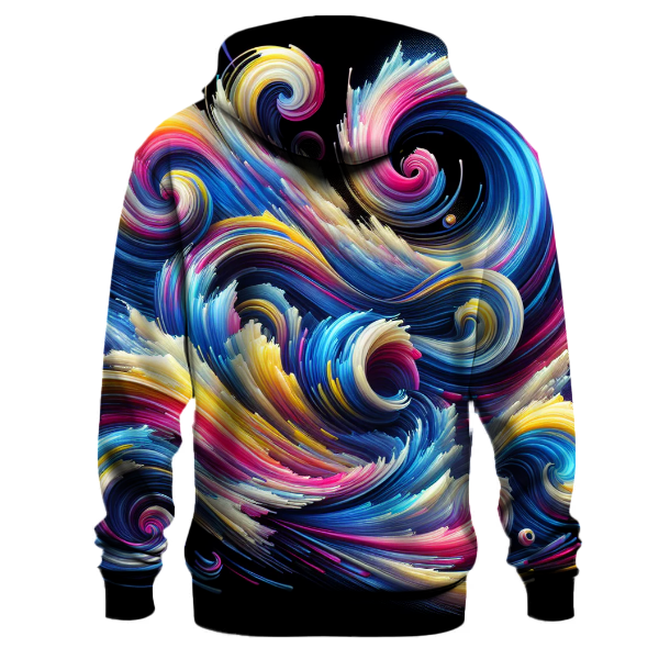 Colorful Wave Dance Hoodie