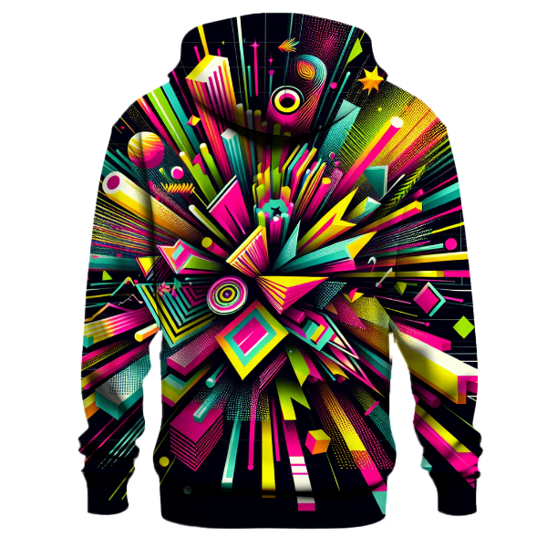 Dynamic Geometric Burst Hoodie