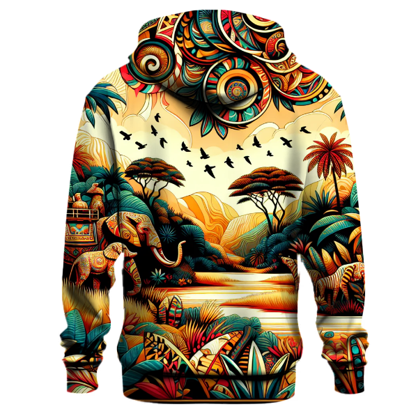 Exotic Tropical Safari Hoodie