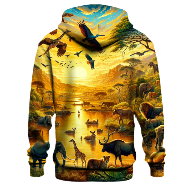 Adventurous Wildlife Encounters Hoodie