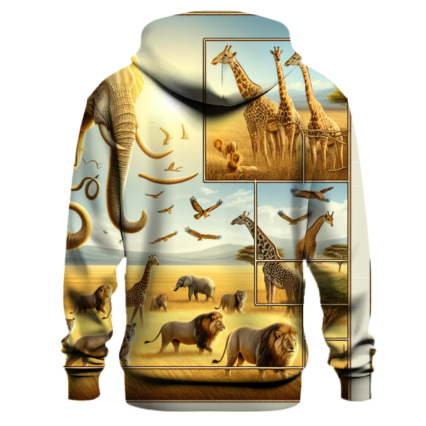 Majestic Savannah Wildlife Hoodie