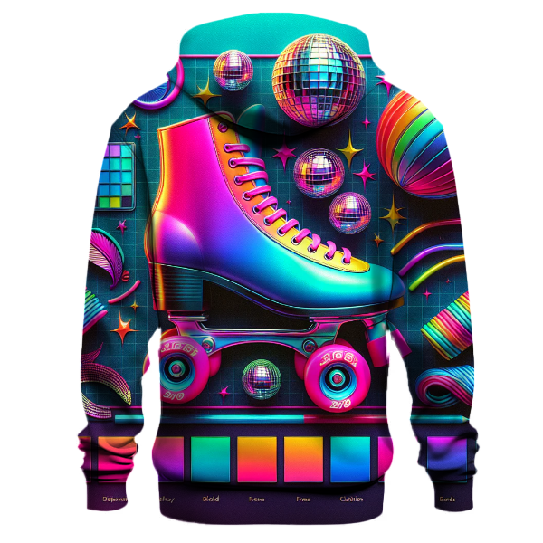 Vintage 80s Roller Disco Hoodie