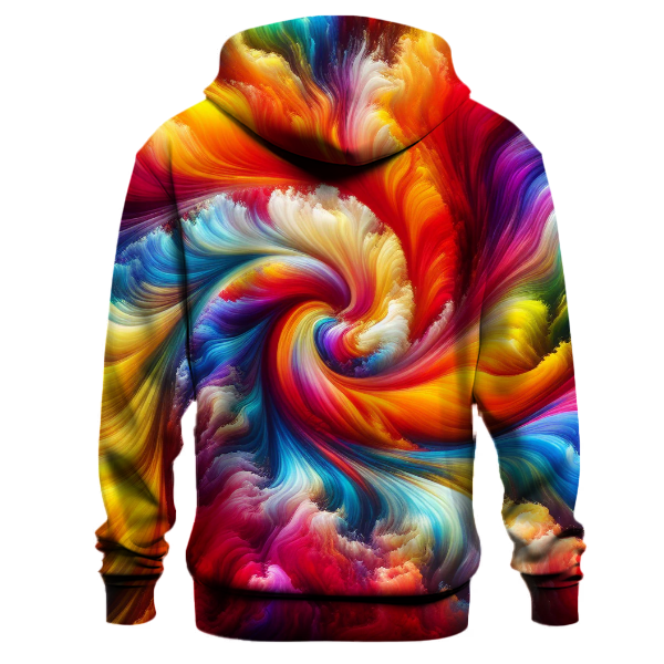 Rainbow Spectrum Swirl Hoodie